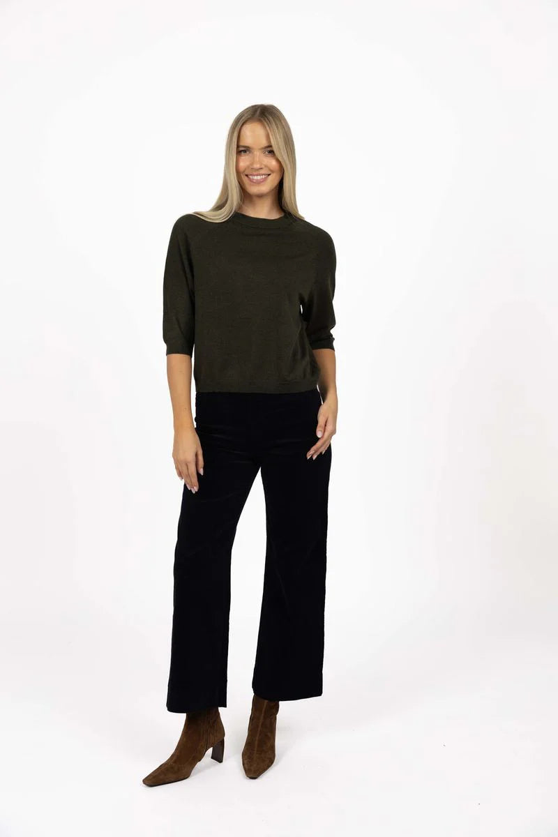 Stitched Luxe Pant / Black