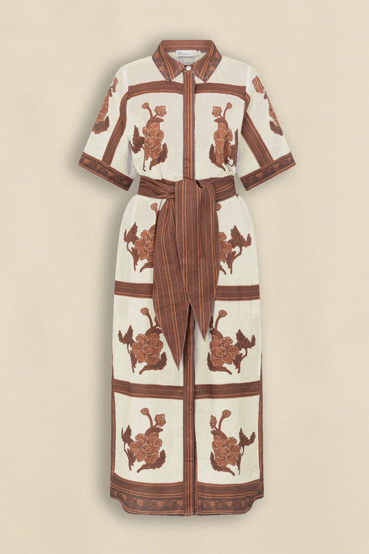 Roam  Dress / Coffee Collage