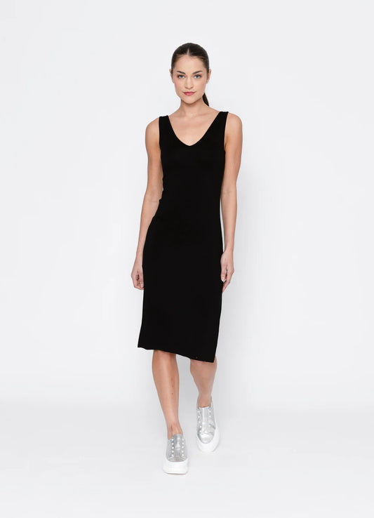 Rayon Slip full length/Black