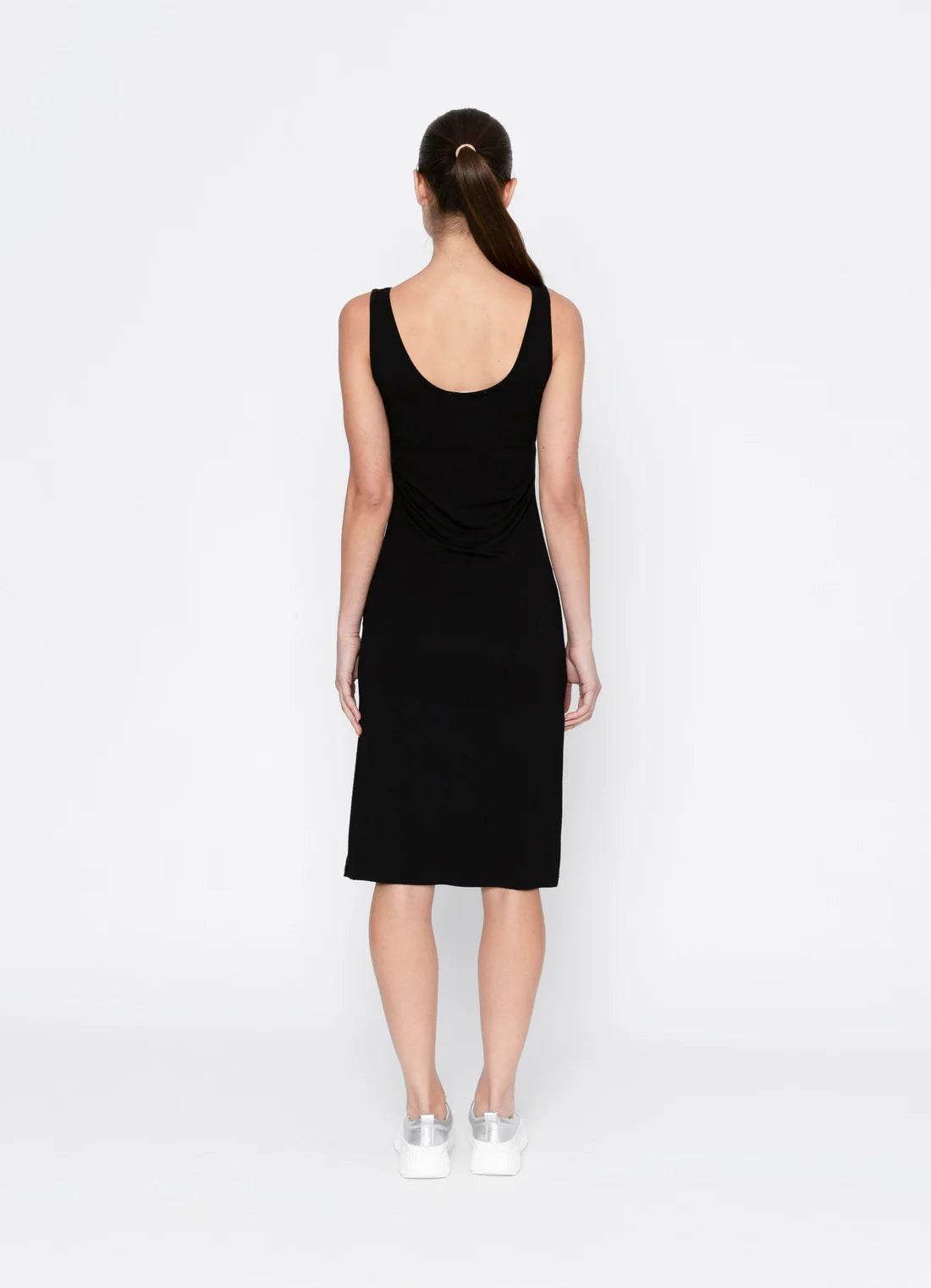 Rayon Slip full length/Black