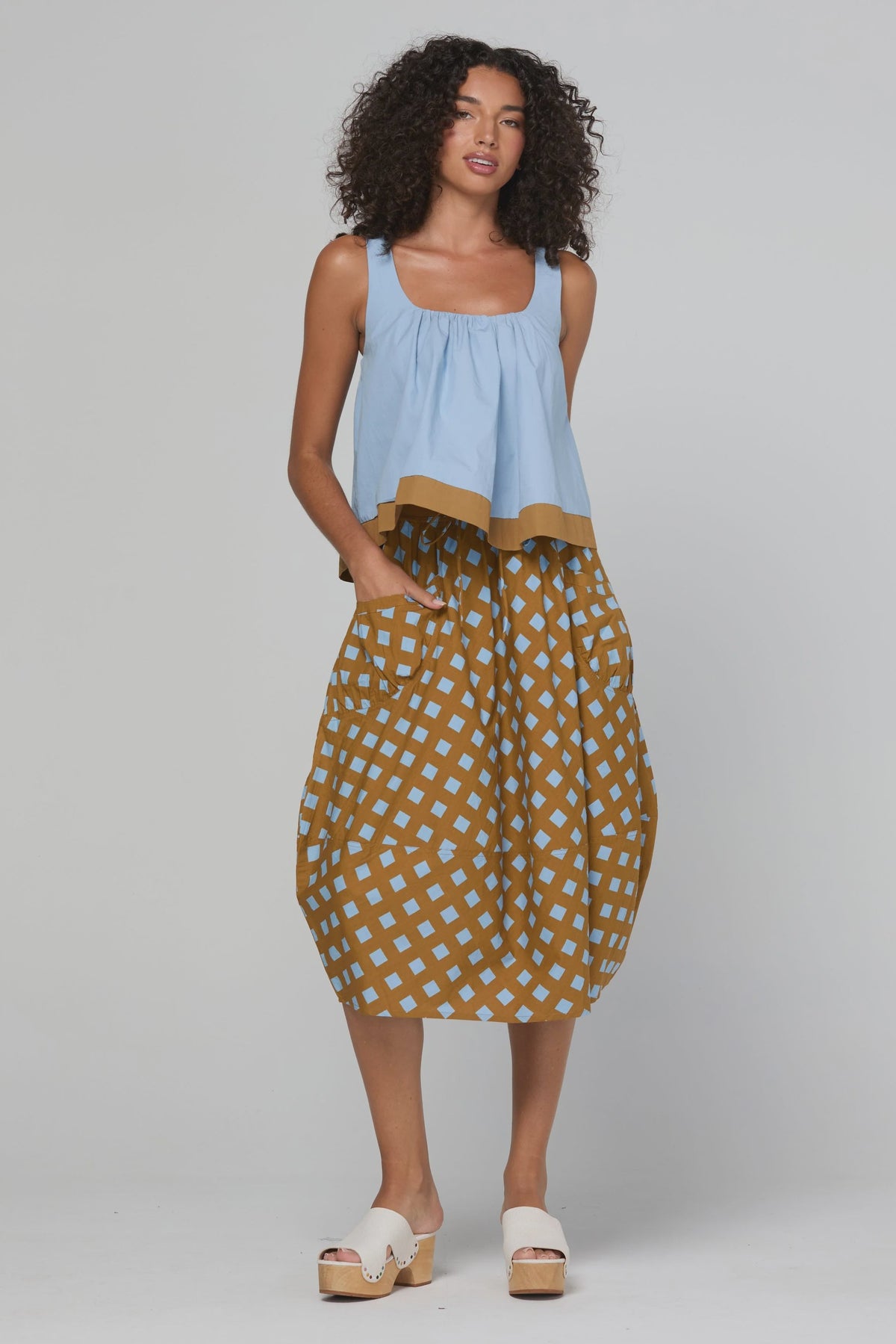 Guru Skirt / Geo Check