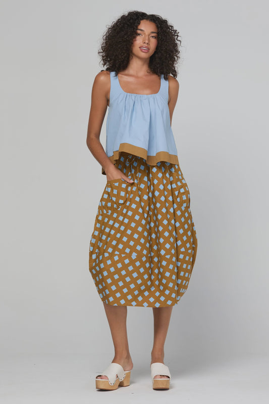 Guru Skirt / Geo Check