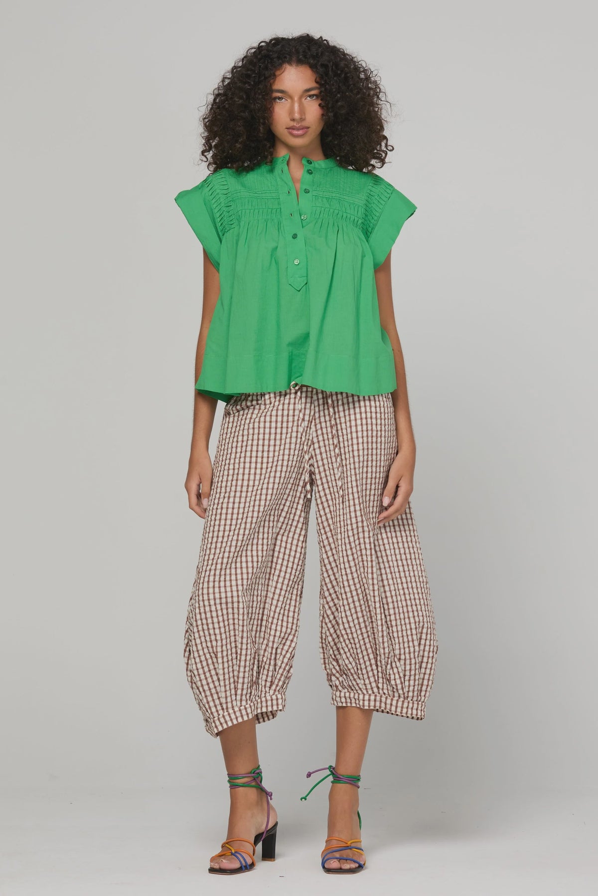 Guru Pant / Cocoa Gingham