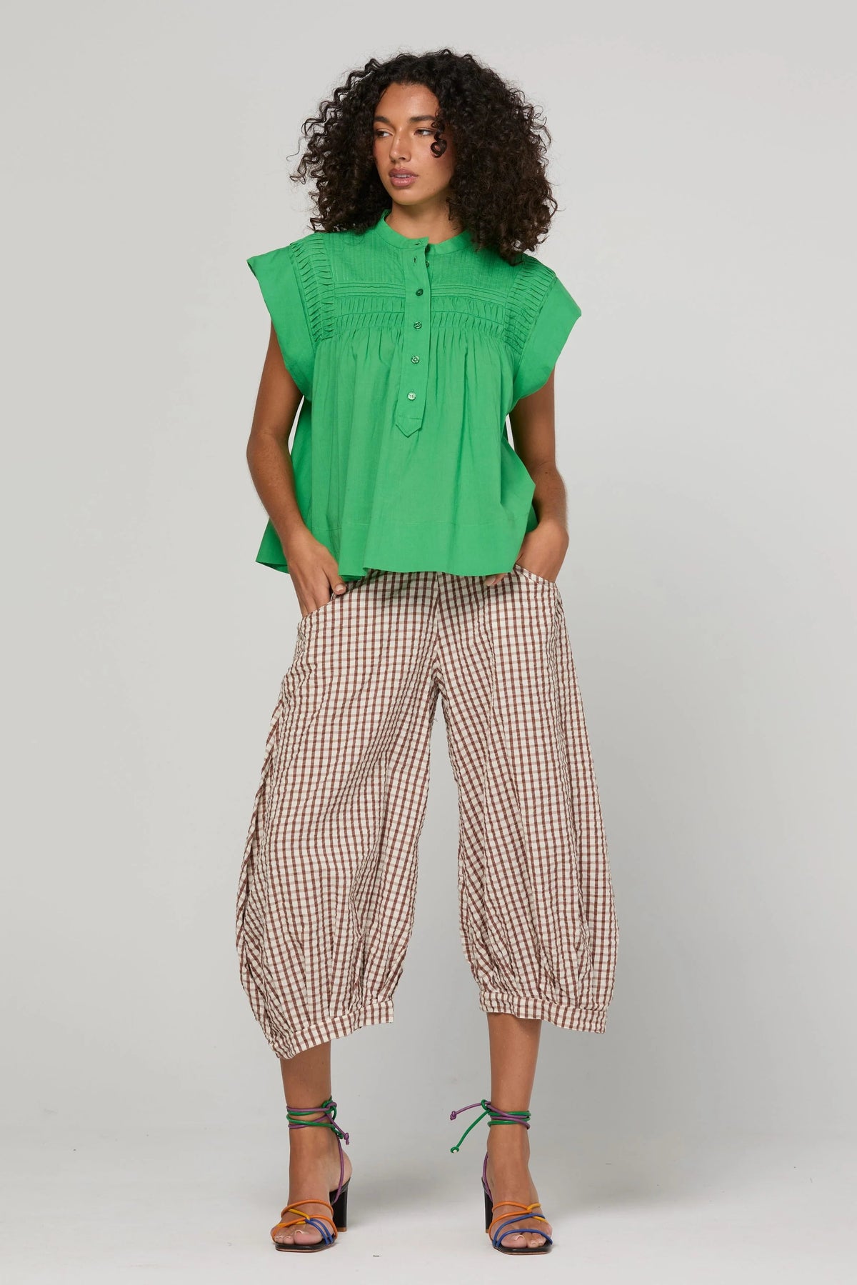 Guru Pant / Cocoa Gingham