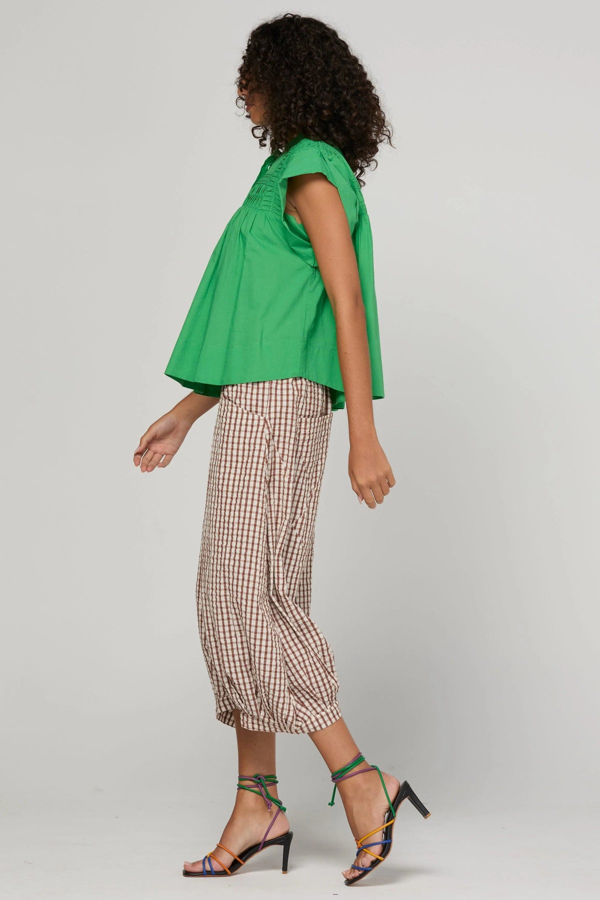 Guru Pant / Cocoa Gingham