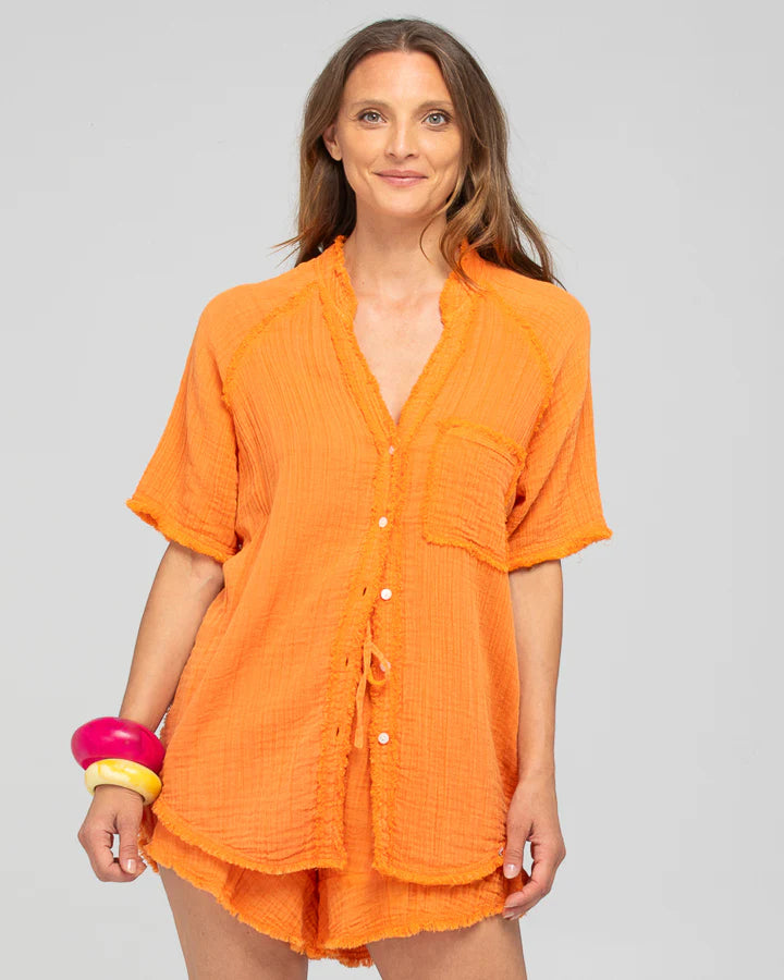 Oceano Shirt / Tangerine