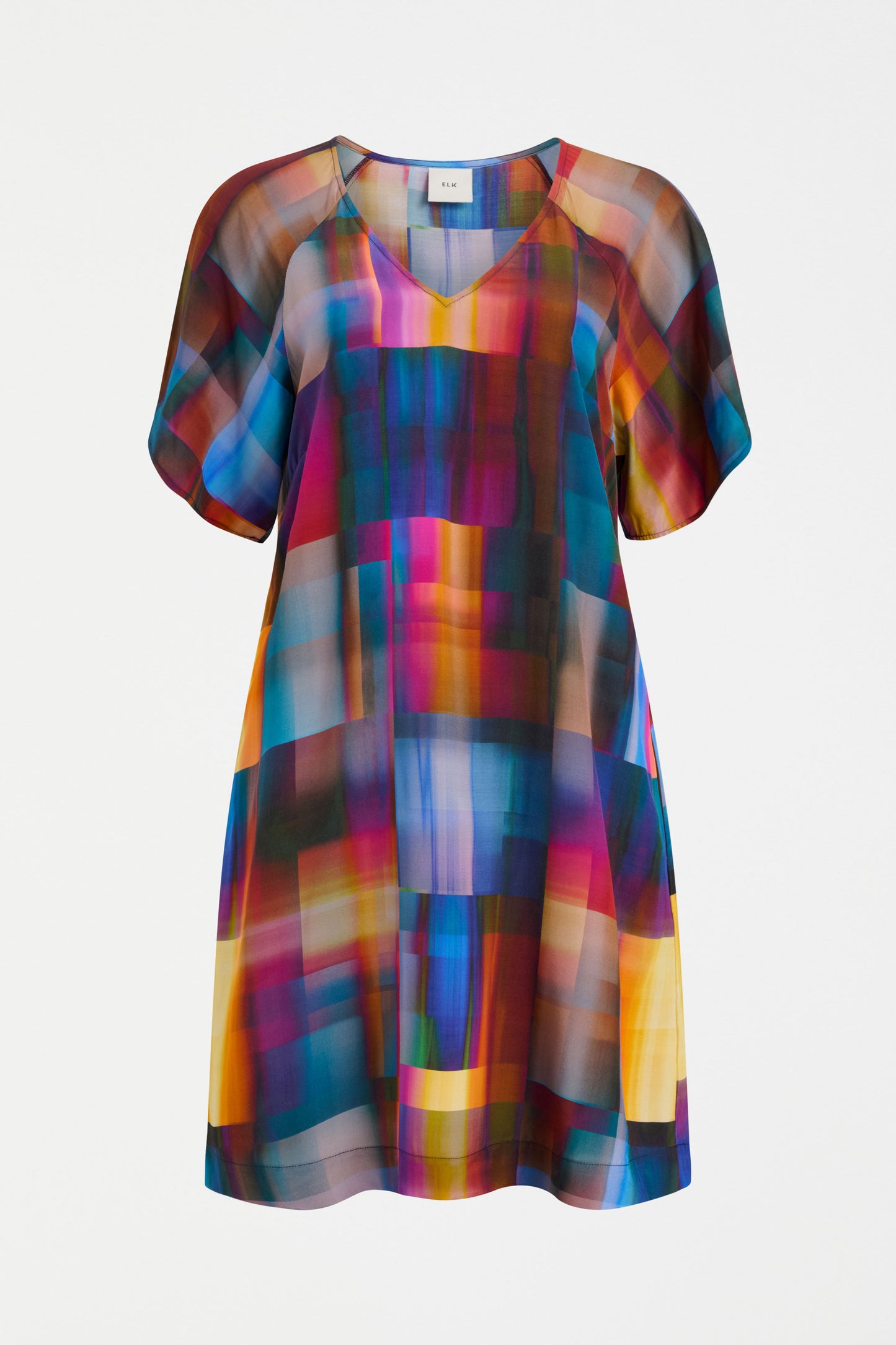 Byde Short Dress / Eko Print