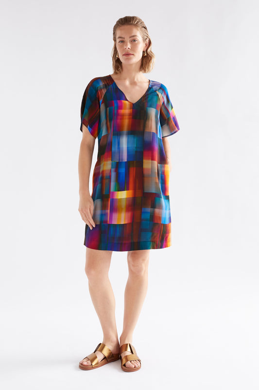 Byde Short Dress / Eko Print