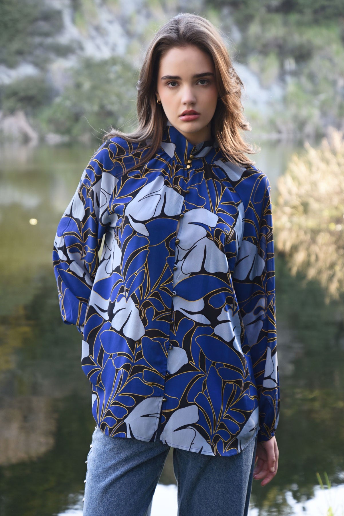 High & Mighty Blouse / Blue