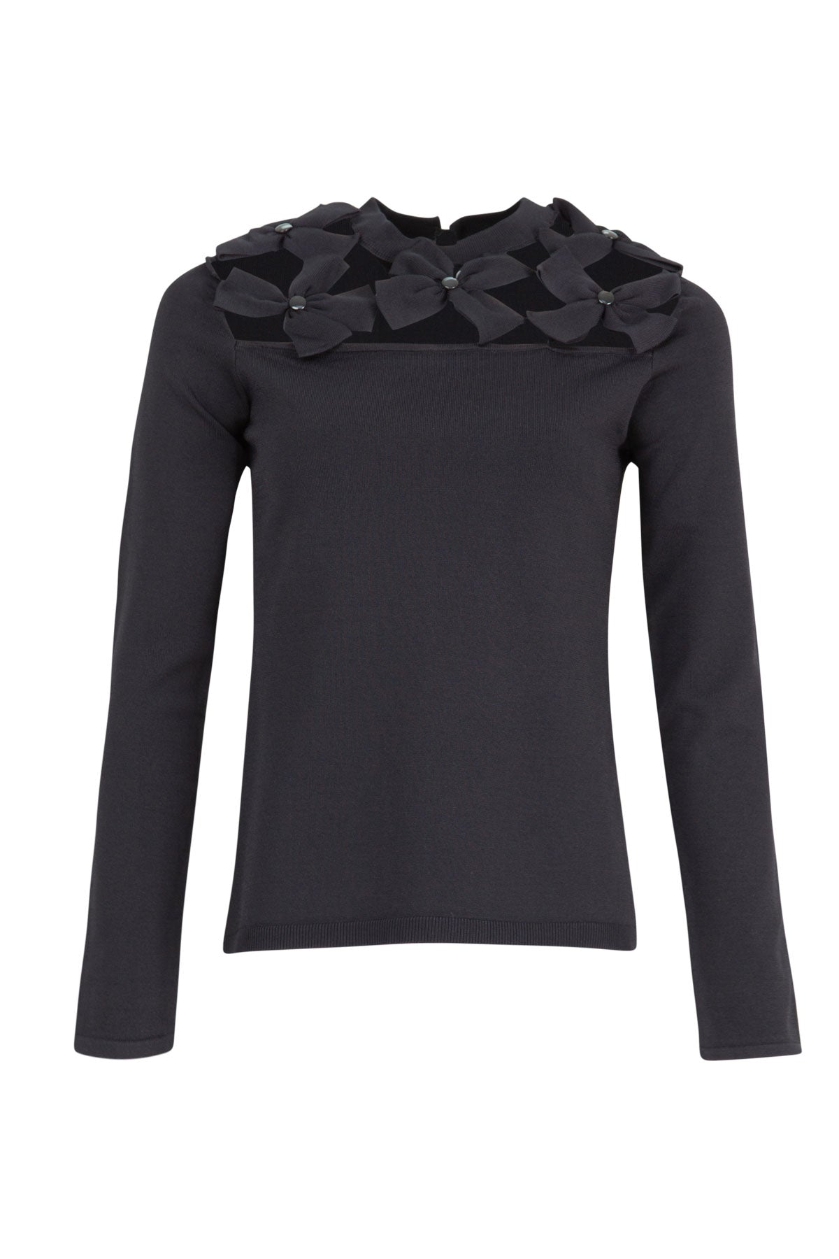 Peek a Bloom Top / Black