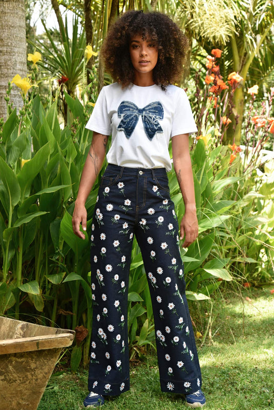 Precious Petal Jean / Indigo
