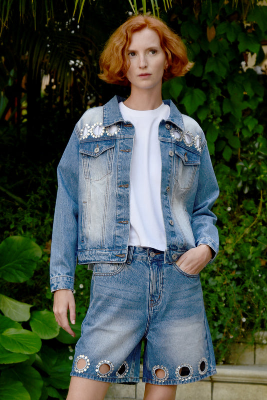 Diamond Life Jacket / Blue Denim