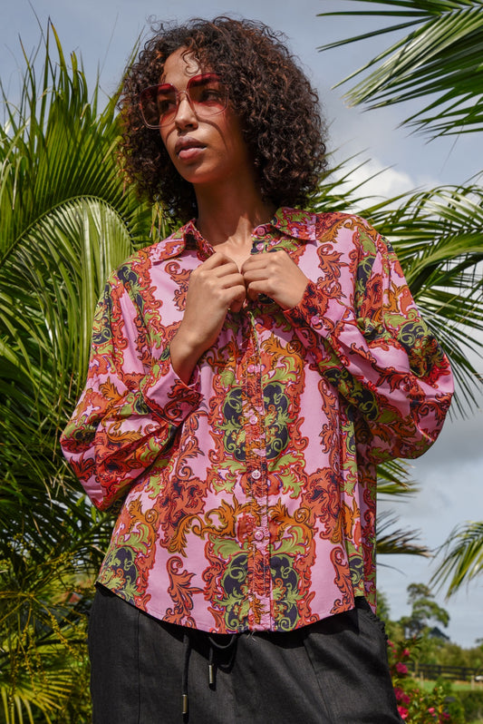 Sew It Seams Shirt / Pink