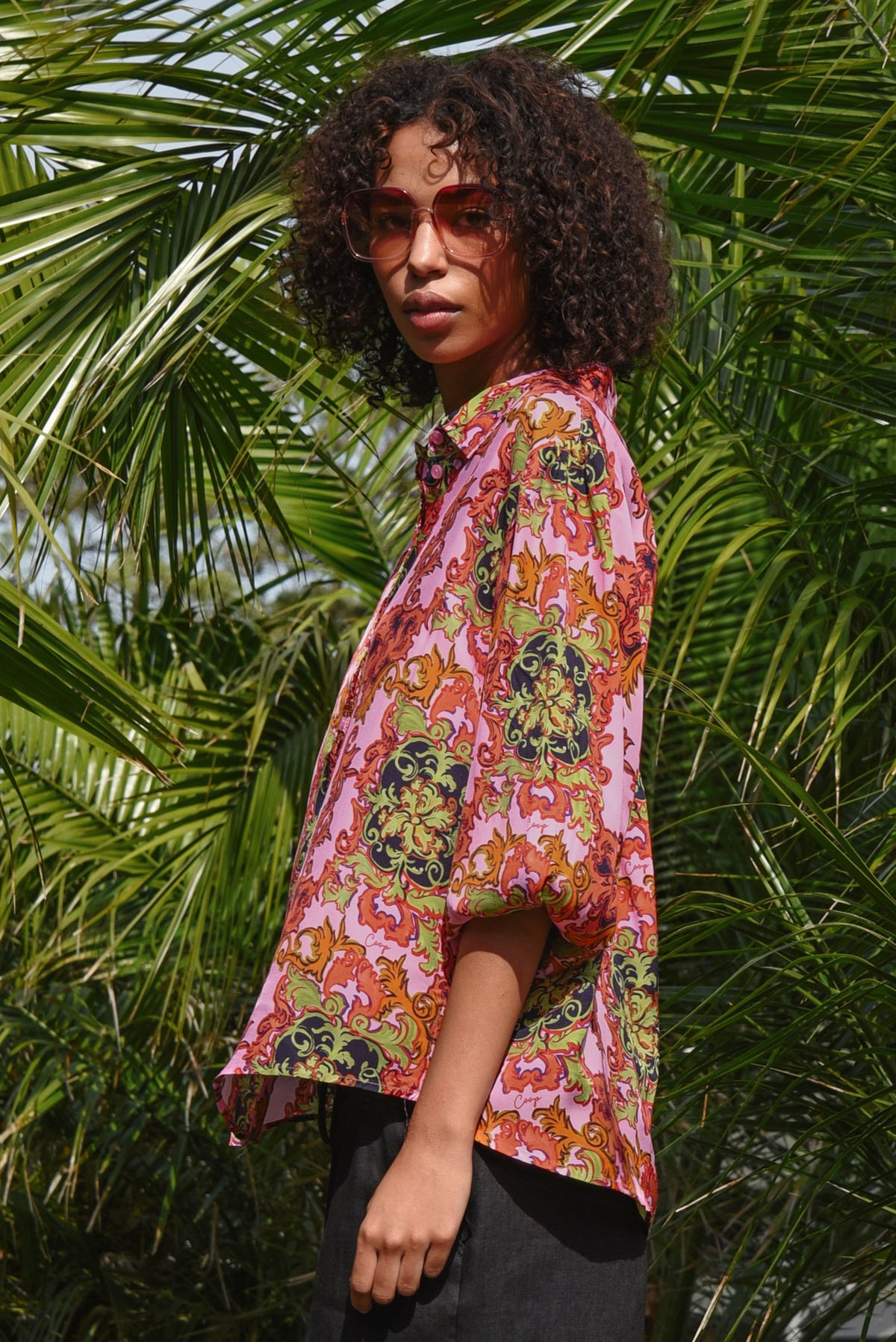 Sew It Seams Shirt / Pink