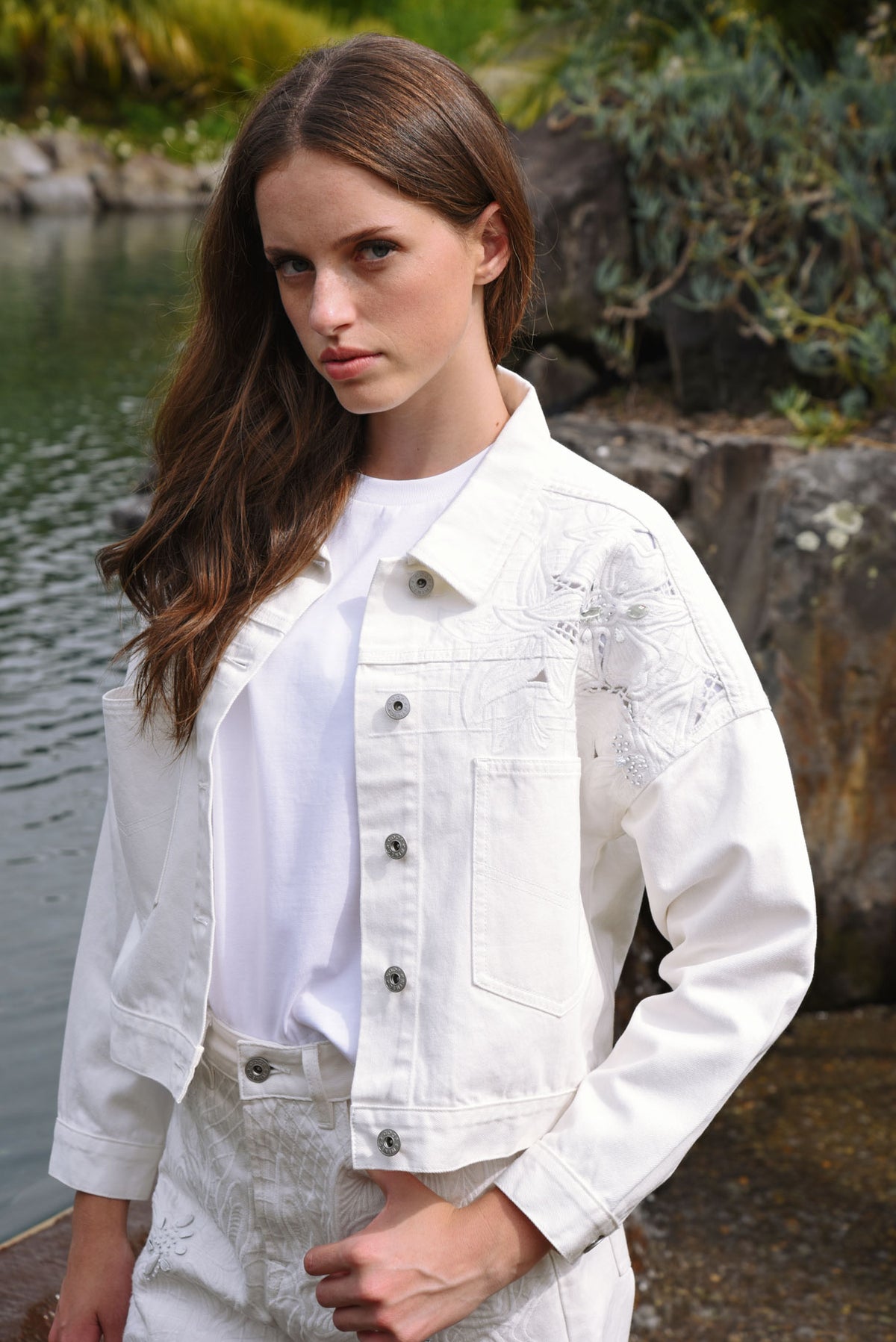 Anglaising Grace Jacket / White