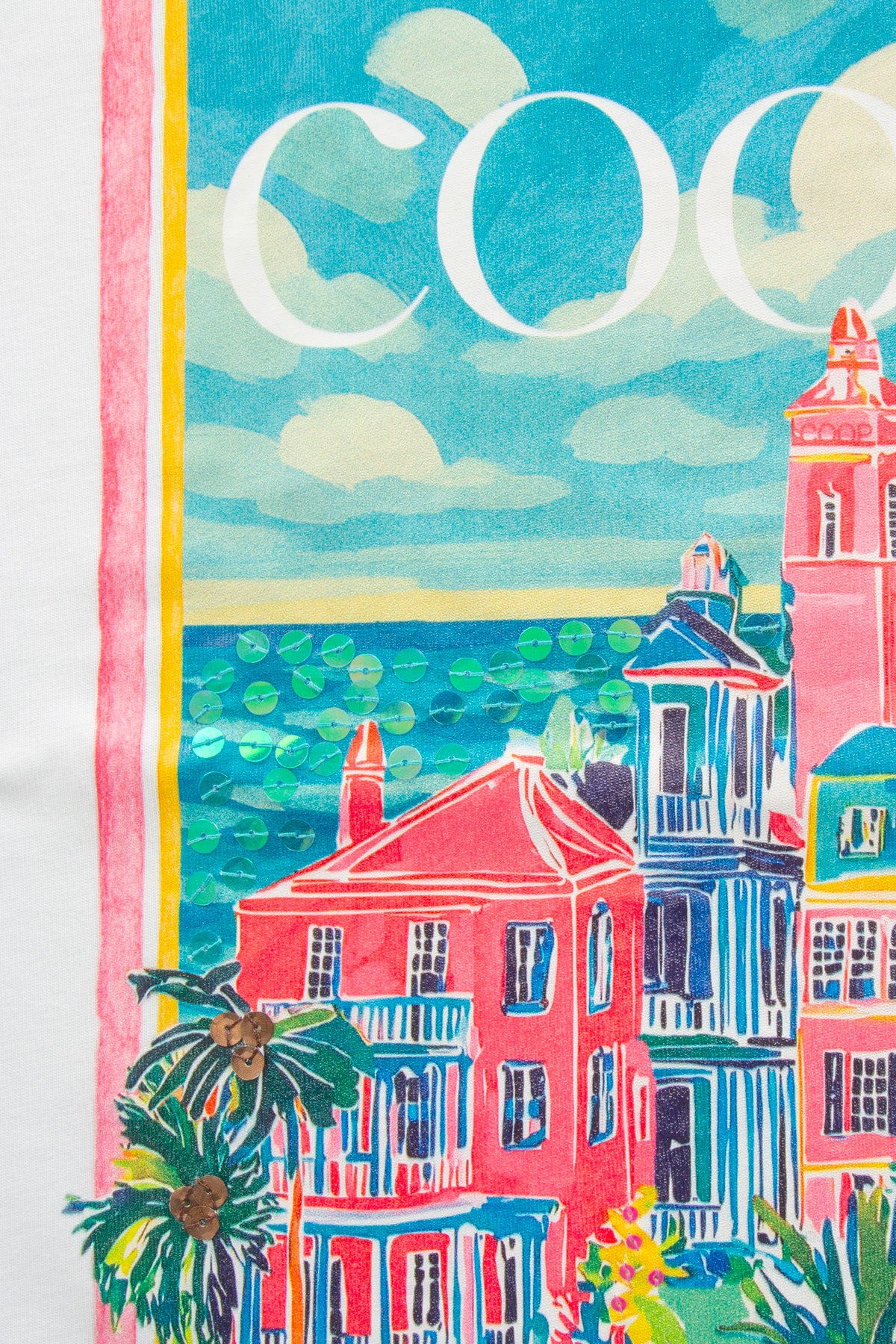 Postcard Perfect Tee / White
