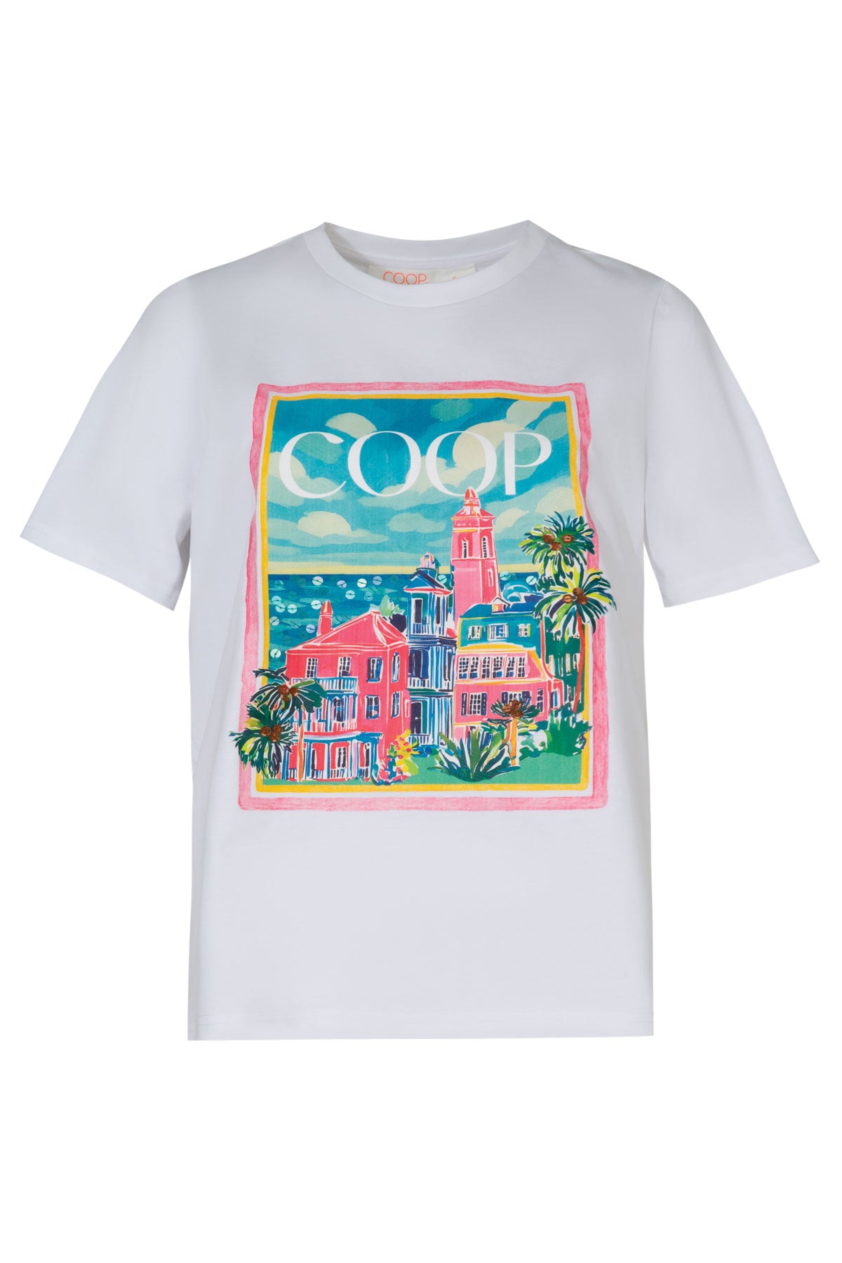 Postcard Perfect Tee / White