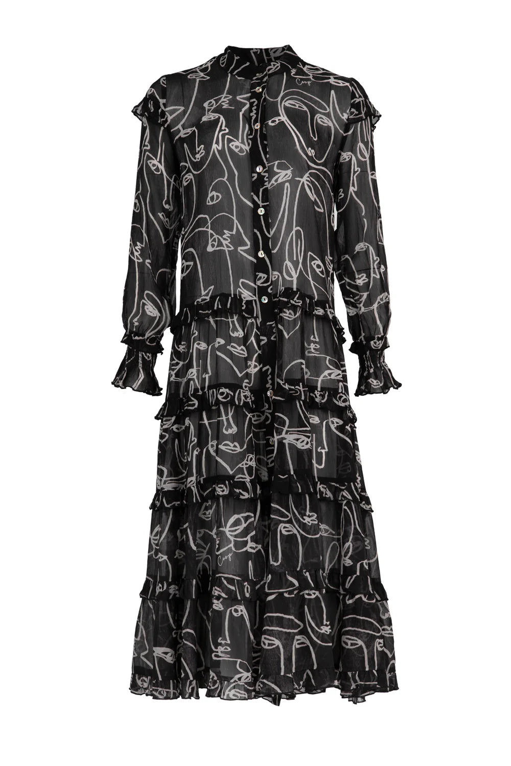 Frills and Thrills Dress / Black