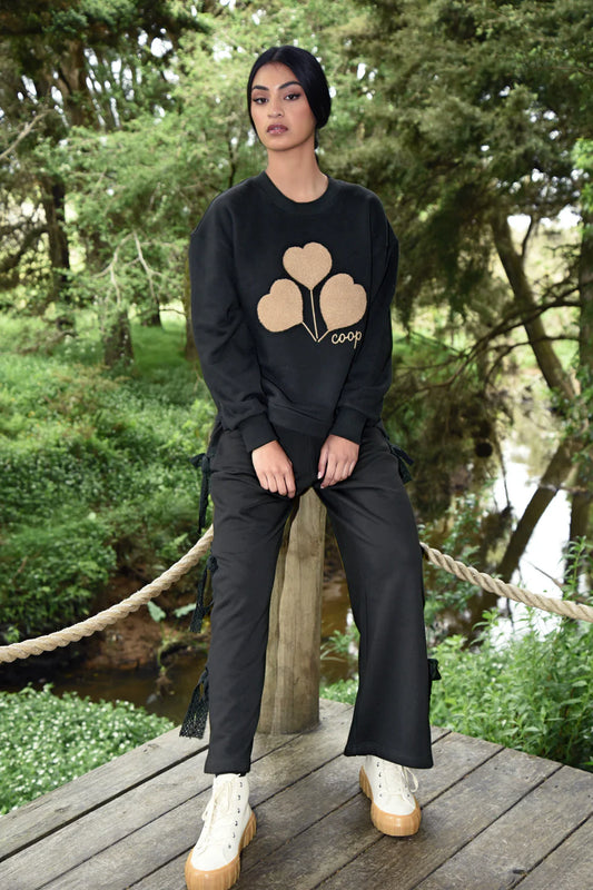 Sew Much Fun Sweatshirt / Black