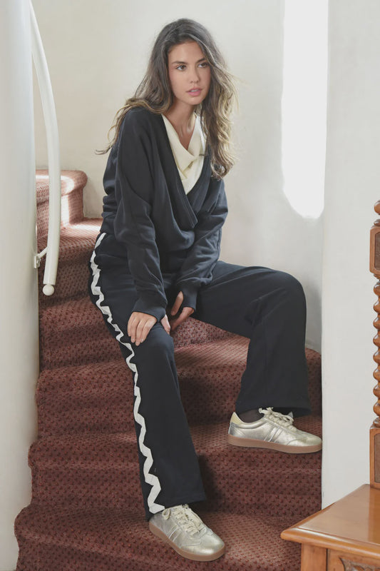 Side Hustle Trackpant / Black