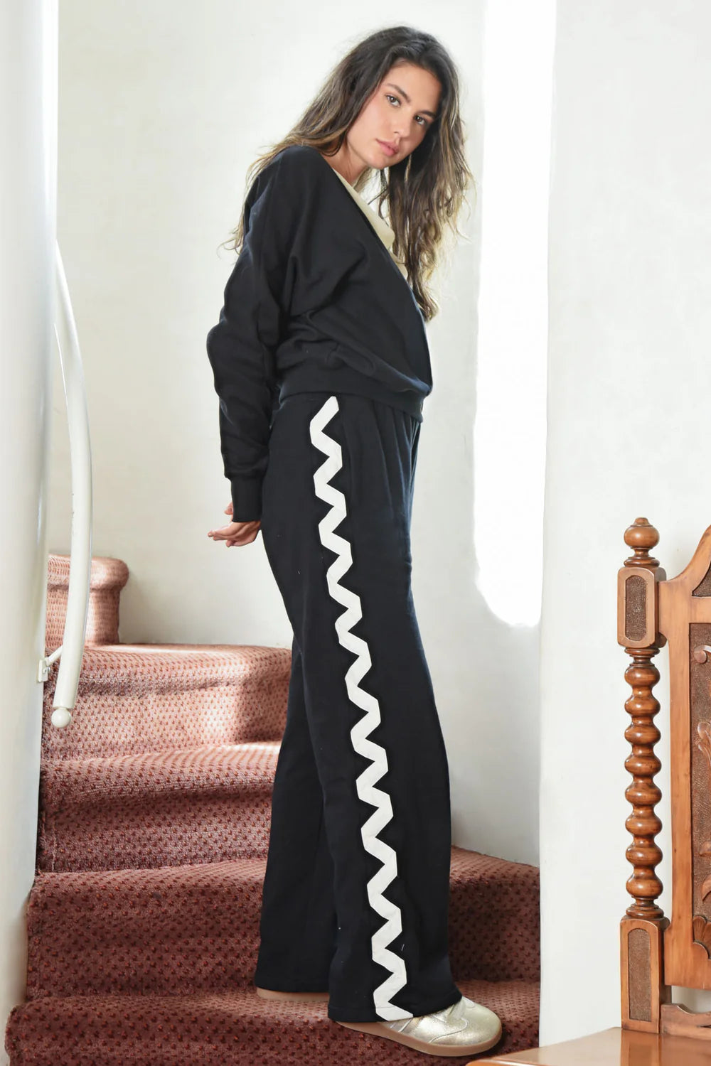 Side Hustle Trackpant / Black