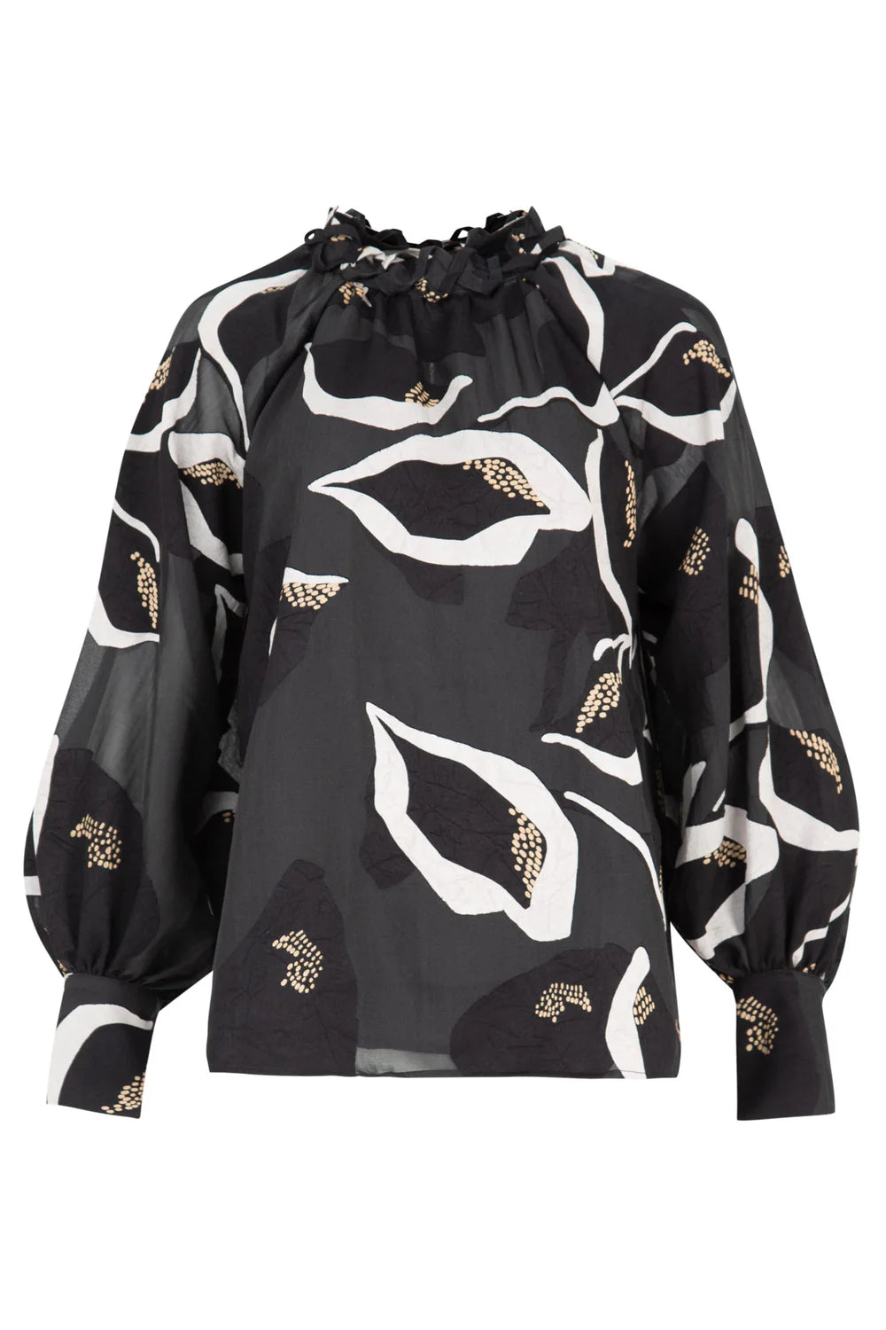 High Drama Blouse / Black