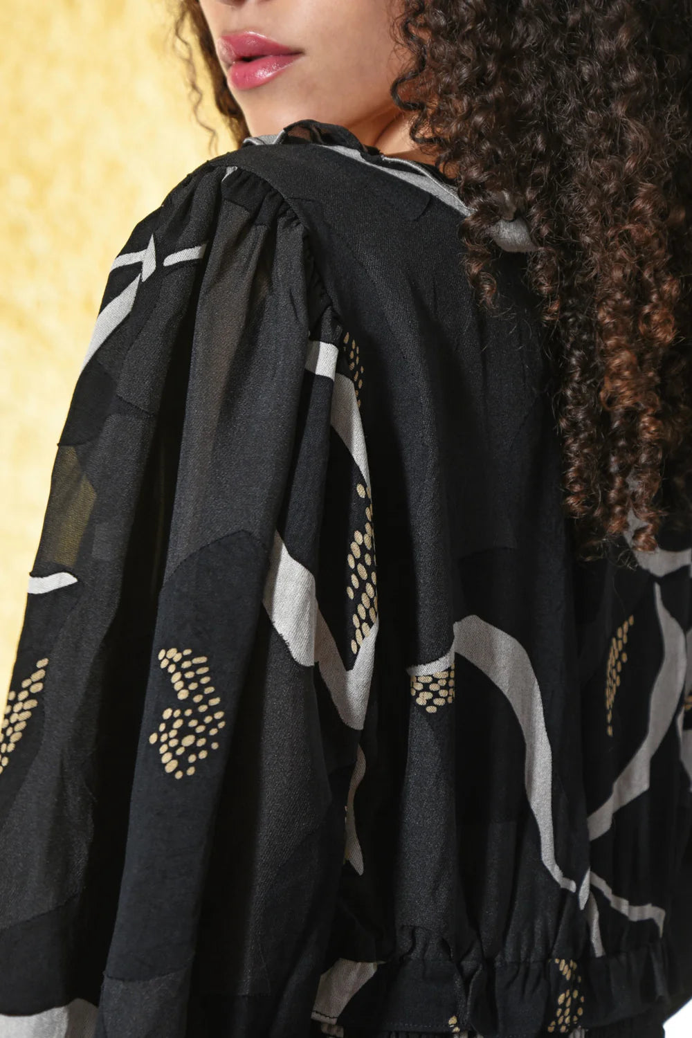 Tier Me Out Dress / Black
