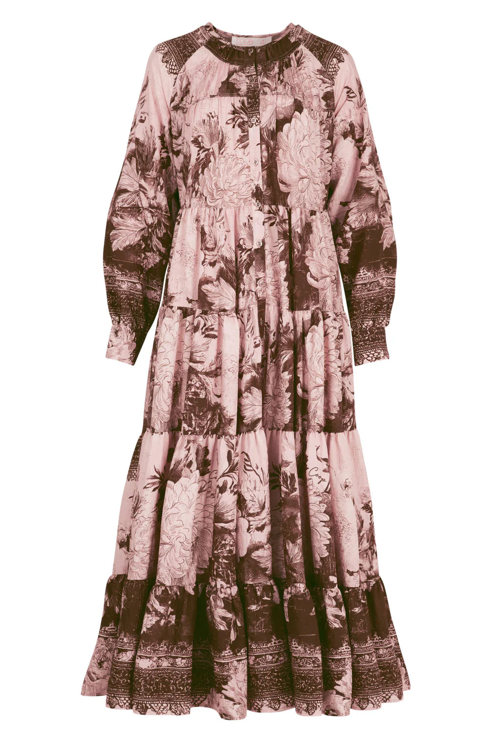 Sway All Day Dress / Pink & Brown