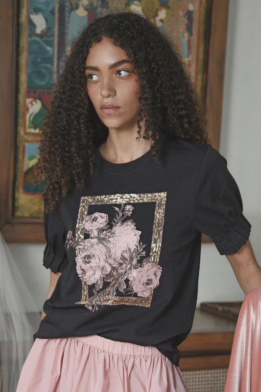 Foil & Flourish Tee / Black