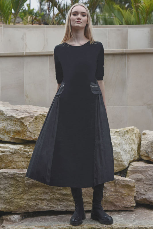 Cozy Couture Dress / Black