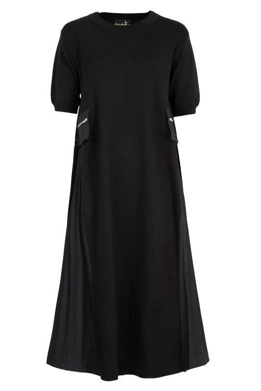 Cozy Couture Dress / Black