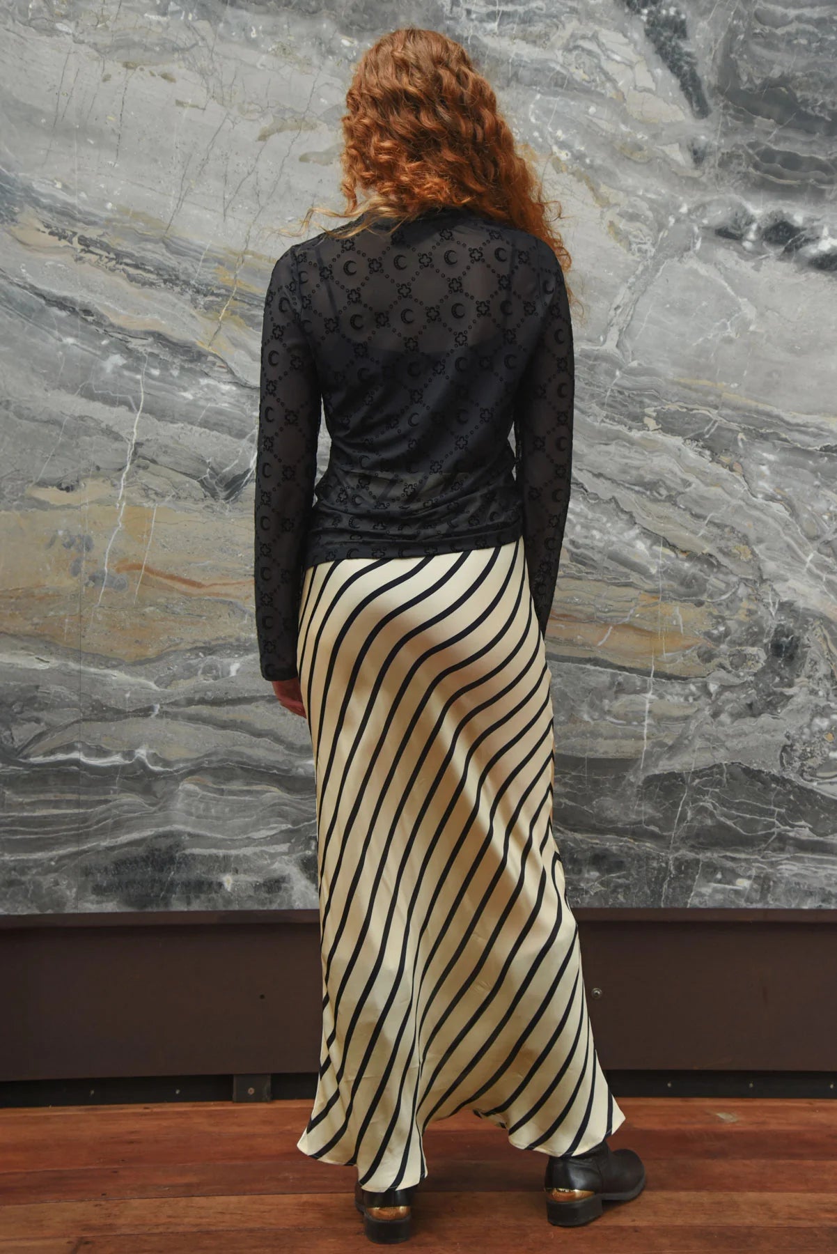 Bias About You Skirt / Stripes