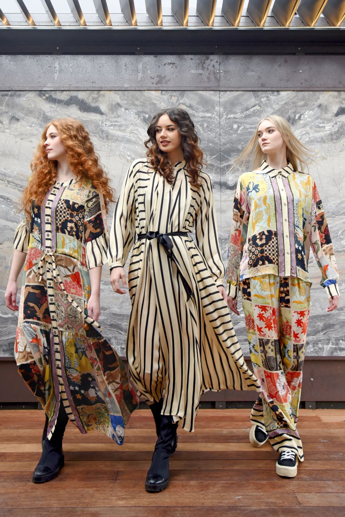 Blurred Lines Dress / Stripes