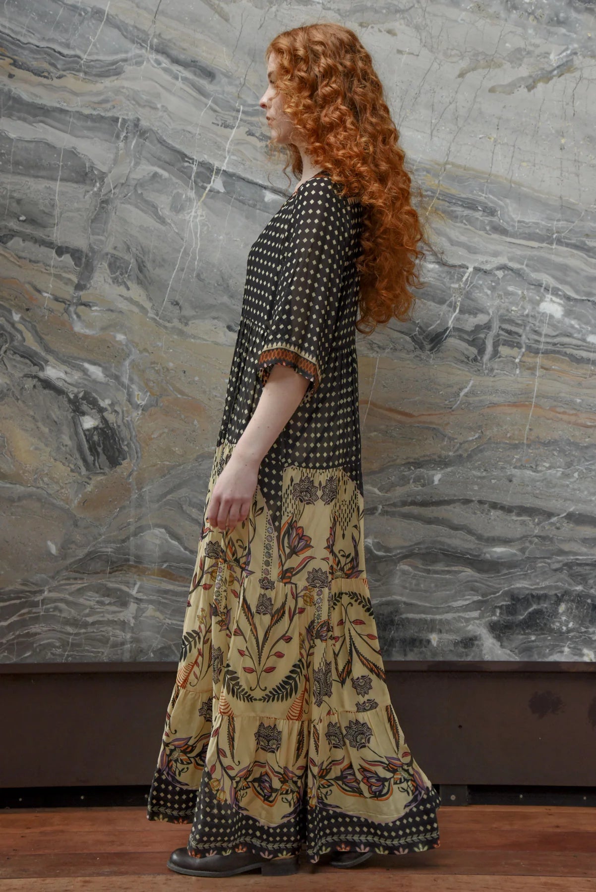 High and Rising Dress / Border Spot