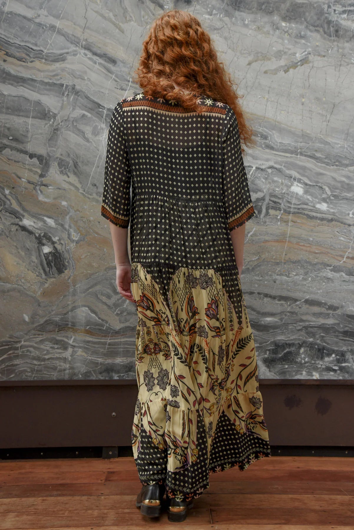 High and Rising Dress / Border Spot