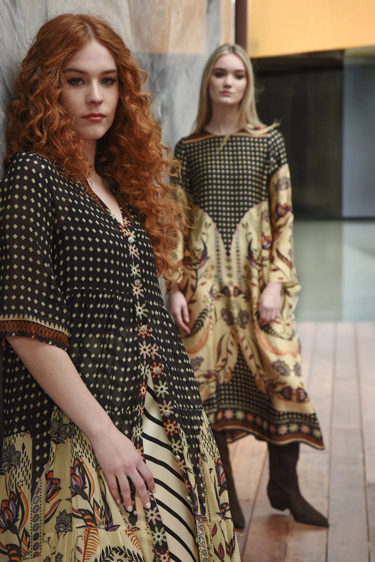 High and Rising Dress / Border Spot