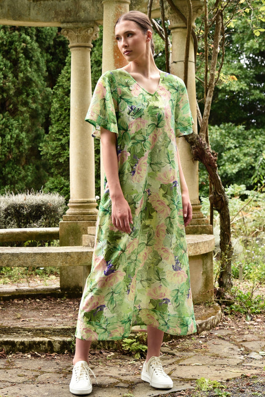 Dress Rehearsal Dress / Green Floral