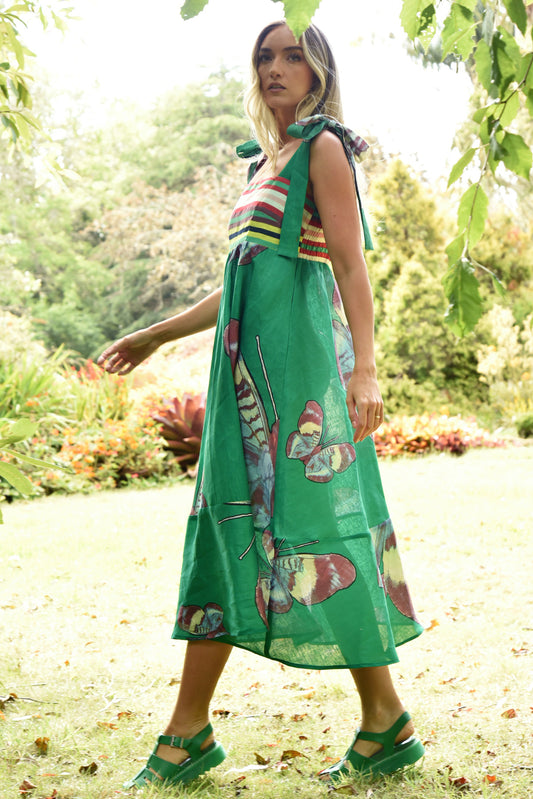 Strong Ties Dress / Green