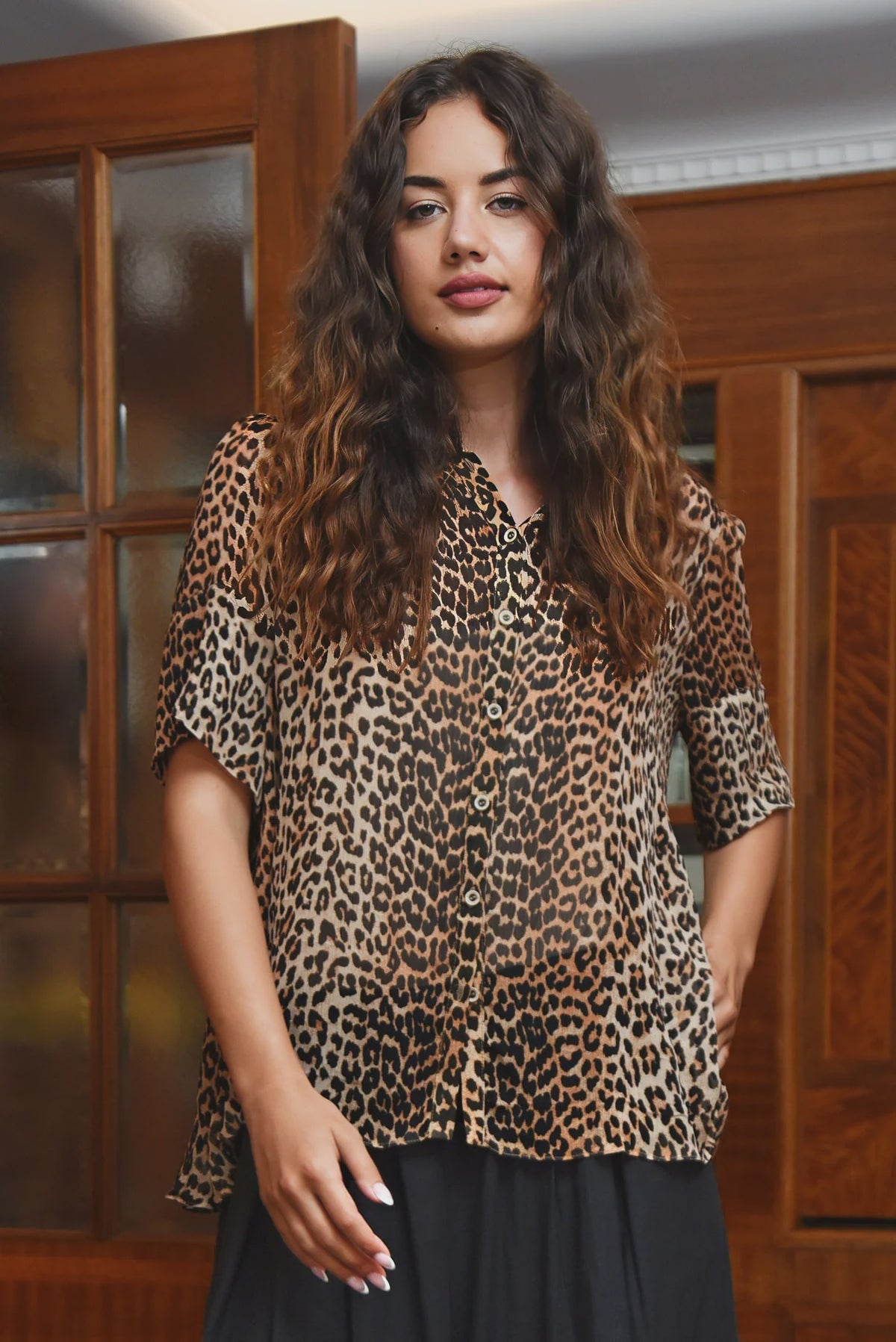 Making Her Mark Shirt / Leopard