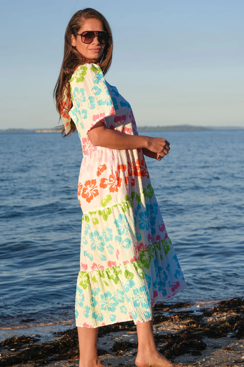 Hidden Gem Dress / Hibiscus