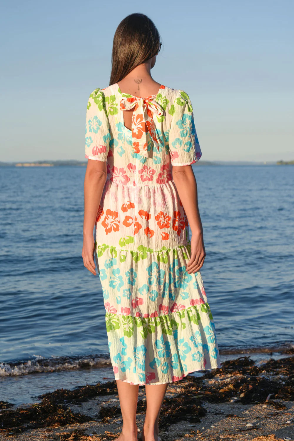 Hidden Gem Dress / Hibiscus