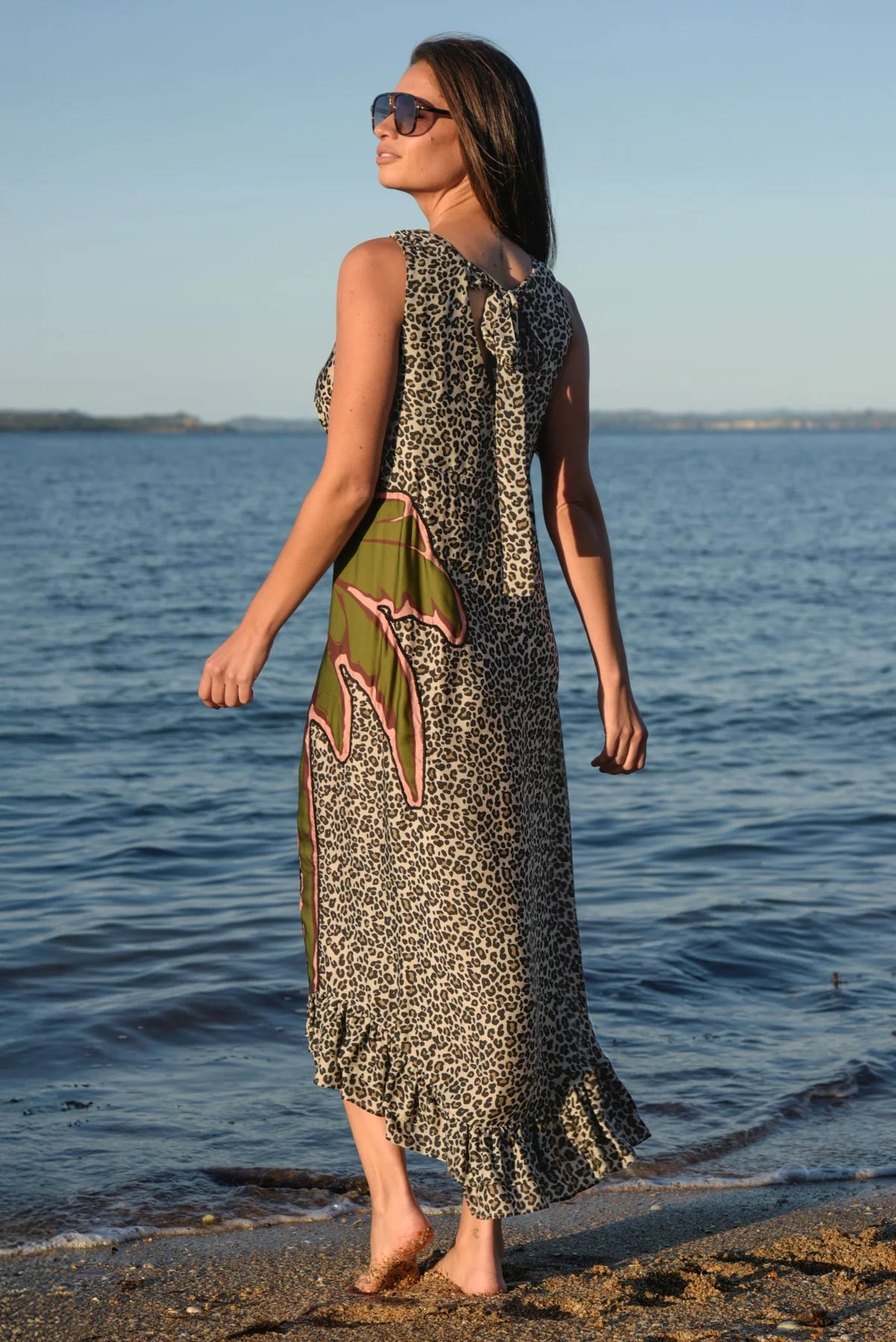 Spotless Behaviour Dress / Leopard Palm