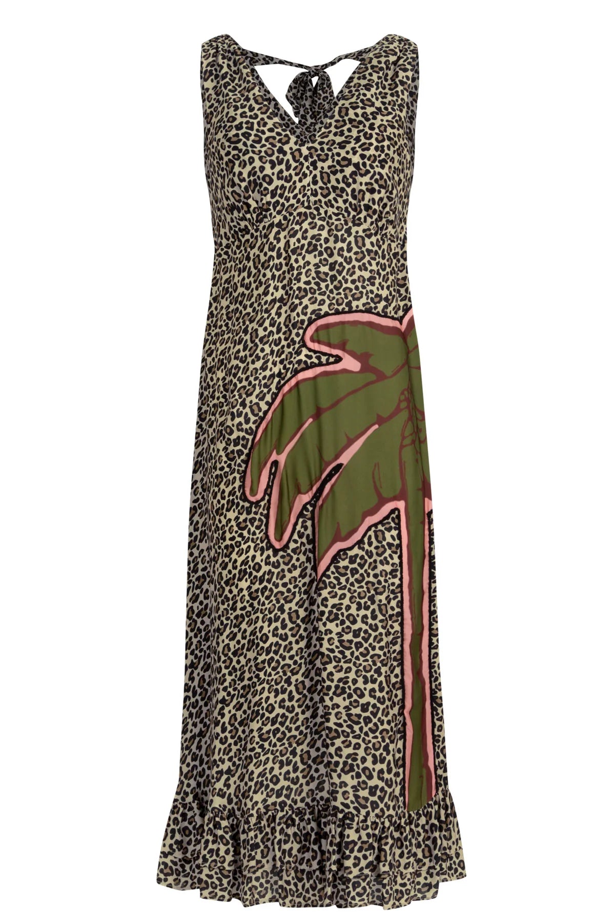 Spotless Behaviour Dress / Leopard Palm
