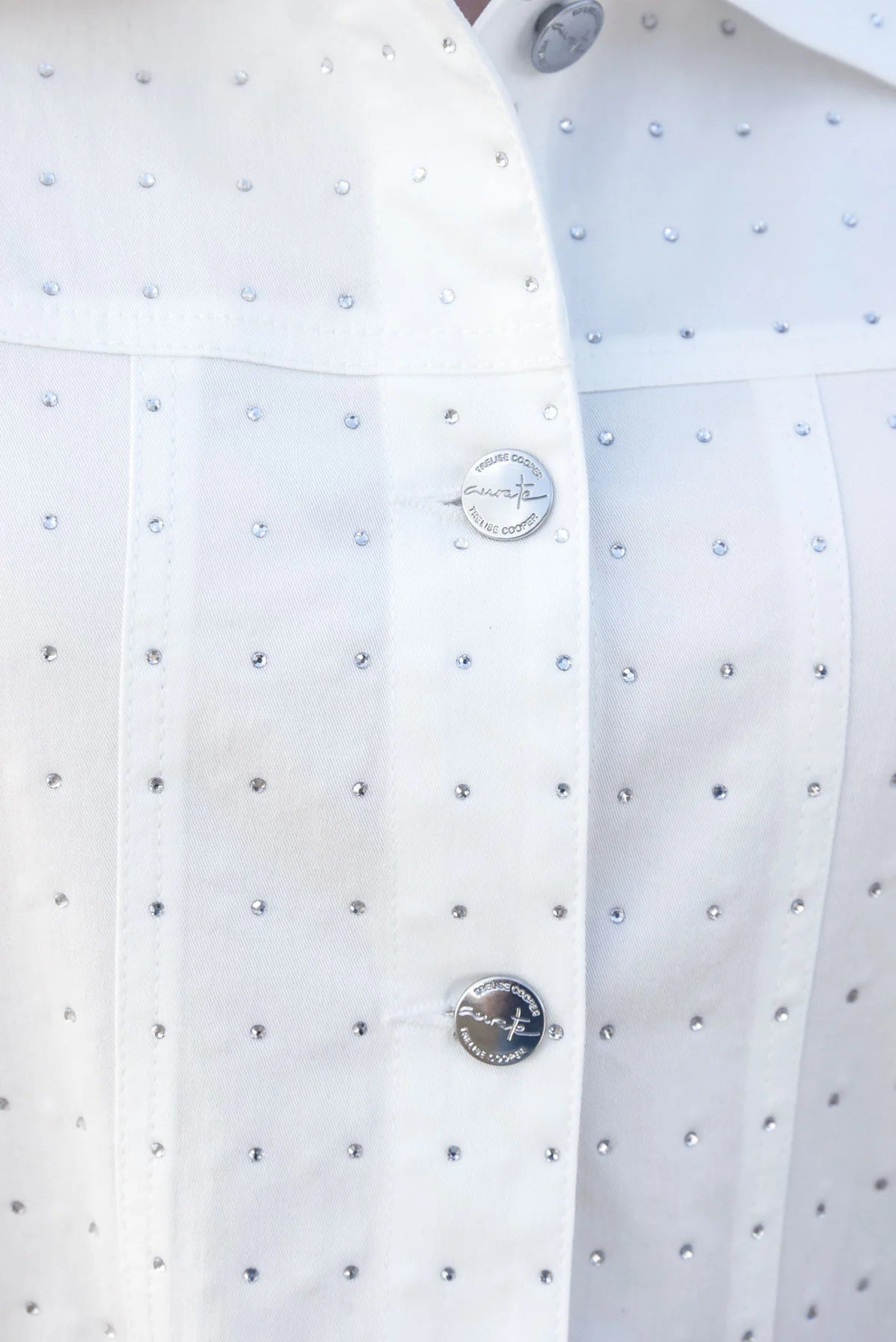 Perfectly Preppy Jacket / White Sparkle