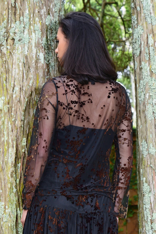 Never Tee Late / Black Mesh