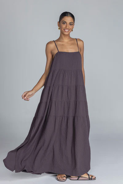 Carmen Dress / Deep Brown