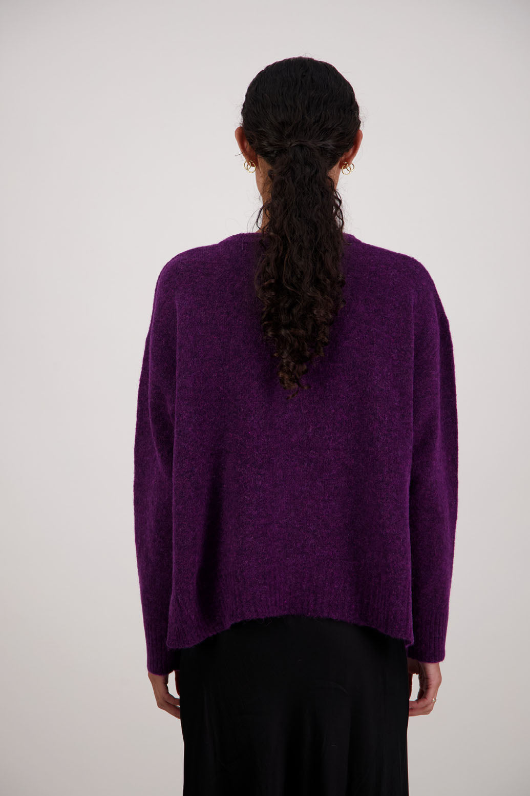 Fable Cardigan / Purple