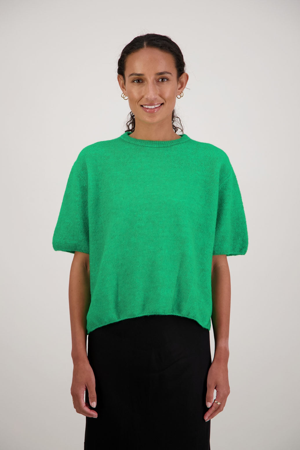 Faith Short Sleeve Knit / Green