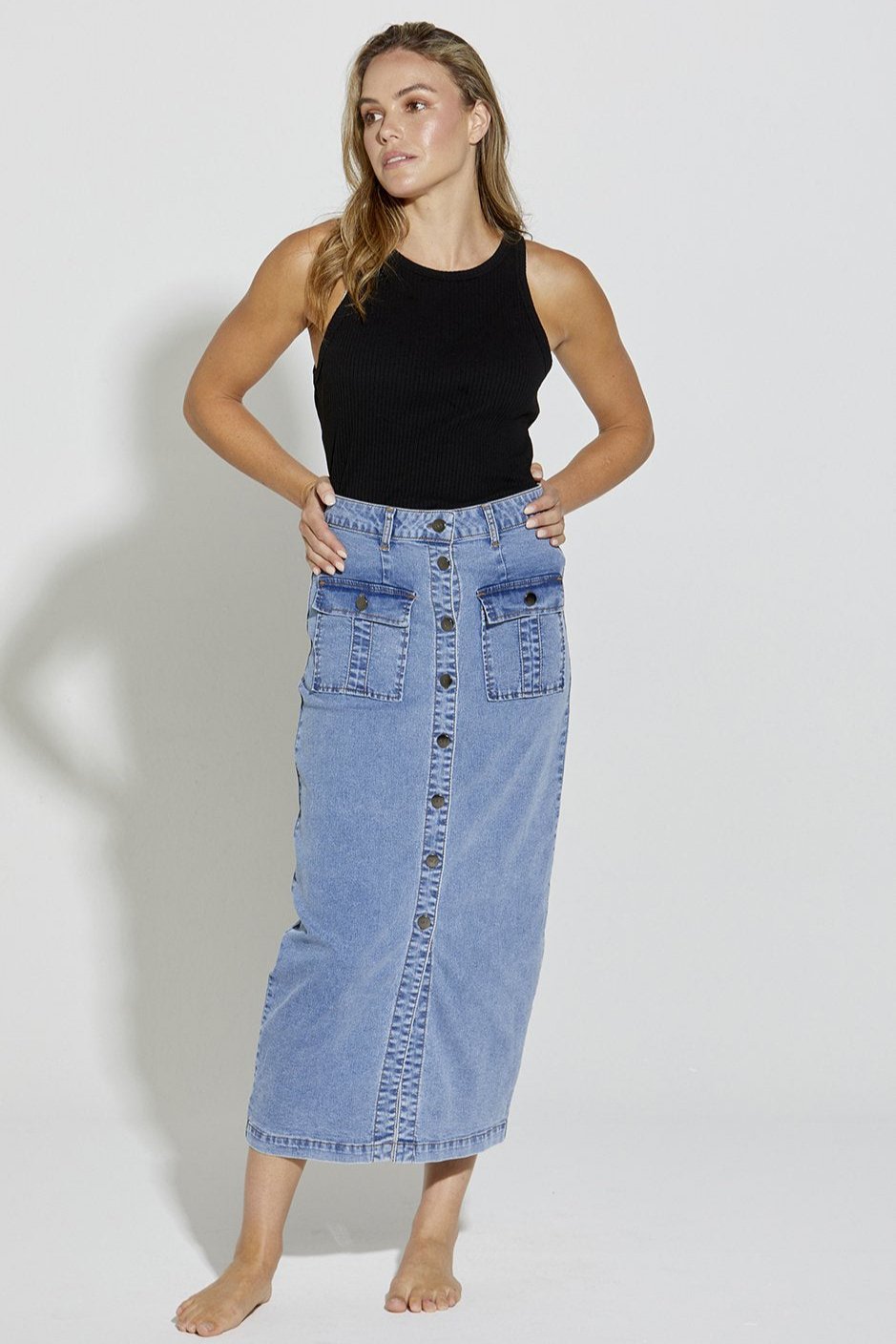 Ginsberg LW Denim Skirt