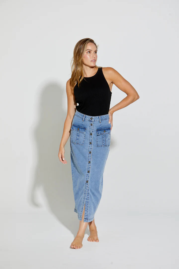 Ginsberg LW Denim Skirt